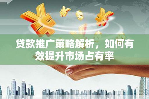 浑源贷款推广策略解析，如何有效提升市场占有率