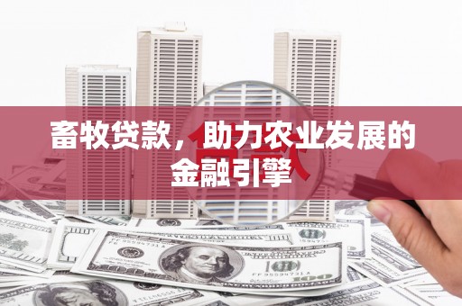 浑源畜牧贷款，助力农业发展的金融引擎