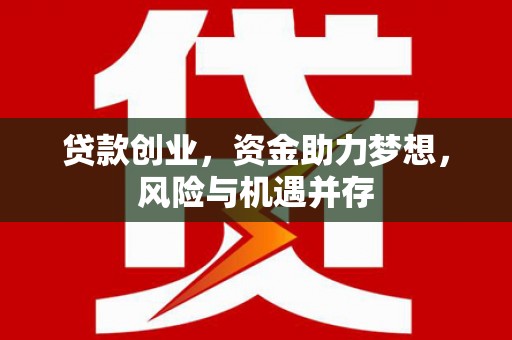 浑源贷款创业，资金助力梦想，风险与机遇并存