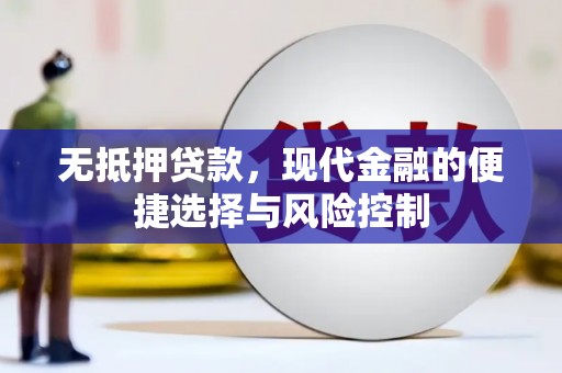 浑源无抵押贷款，现代金融的便捷选择与风险控制