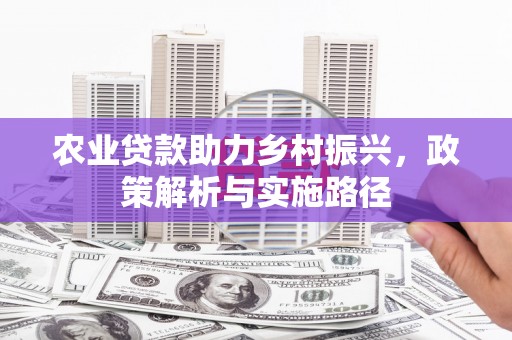 浑源农业贷款助力乡村振兴，政策解析与实施路径