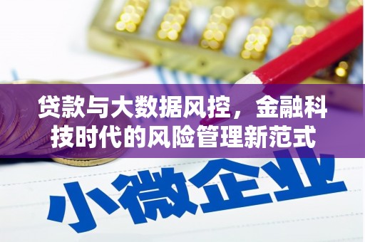 浑源贷款与大数据风控，金融科技时代的风险管理新范式