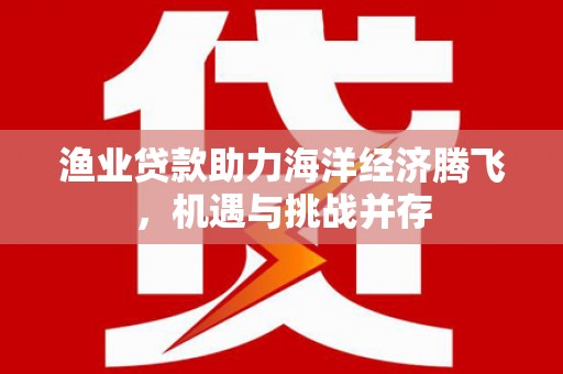 浑源渔业贷款助力海洋经济腾飞，机遇与挑战并存