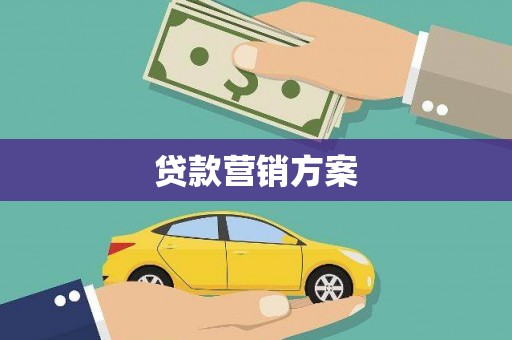 浑源贷款营销方案
