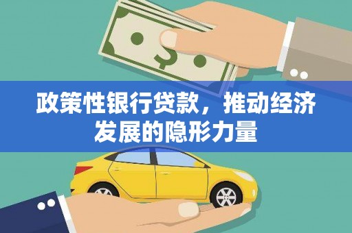 浑源政策性银行贷款，推动经济发展的隐形力量