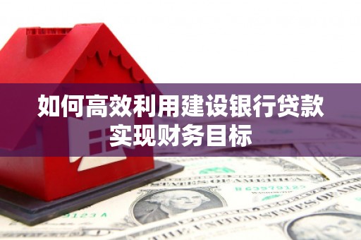 浑源如何高效利用建设银行贷款实现财务目标