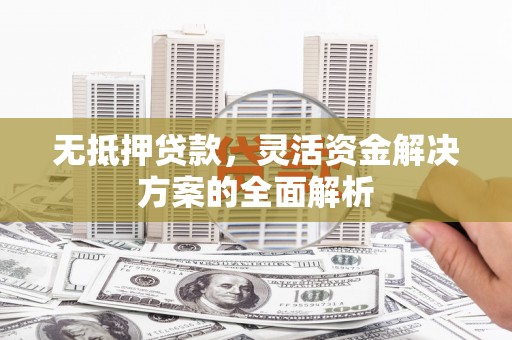 浑源无抵押贷款，灵活资金解决方案的全面解析