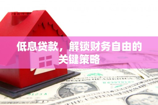 浑源低息贷款，解锁财务自由的关键策略