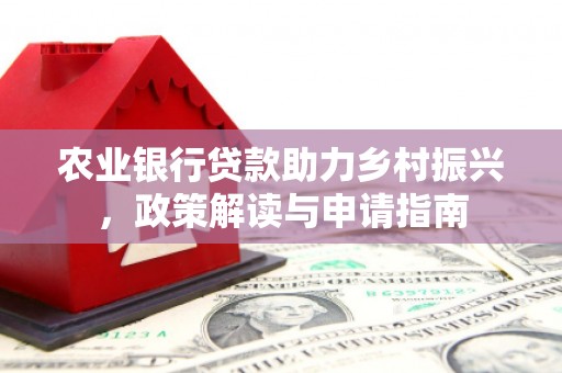 浑源农业银行贷款助力乡村振兴，政策解读与申请指南