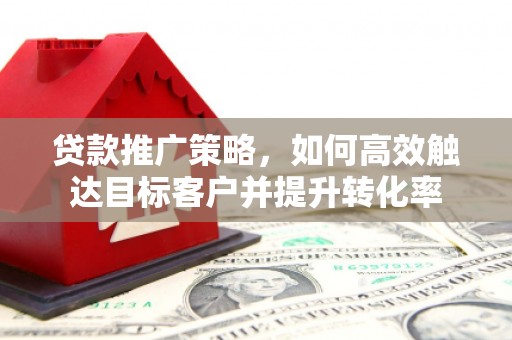 浑源贷款推广策略，如何高效触达目标客户并提升转化率