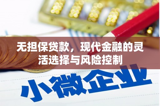 浑源无担保贷款，现代金融的灵活选择与风险控制