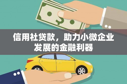 浑源信用社贷款，助力小微企业发展的金融利器