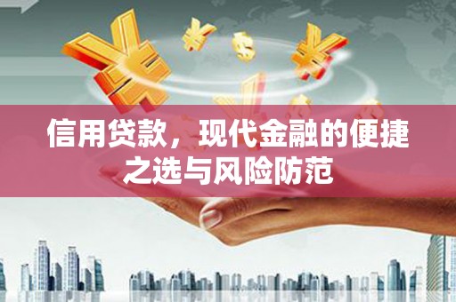 浑源信用贷款，现代金融的便捷之选与风险防范