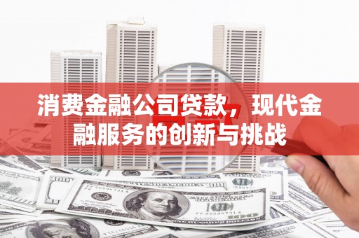 浑源消费金融公司贷款，现代金融服务的创新与挑战