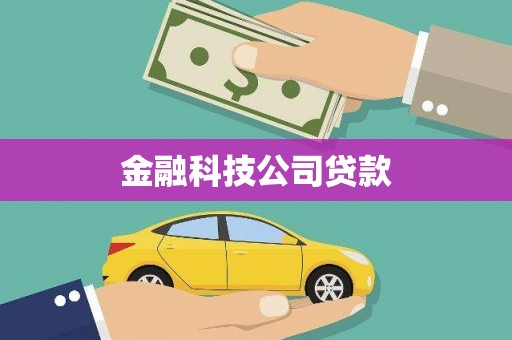 浑源金融科技公司贷款
