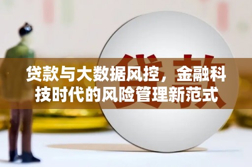 浑源贷款与大数据风控，金融科技时代的风险管理新范式