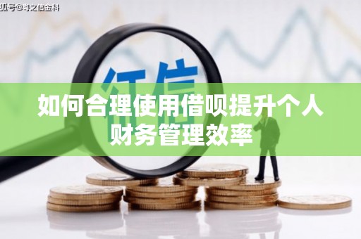 浑源如何合理使用借呗提升个人财务管理效率