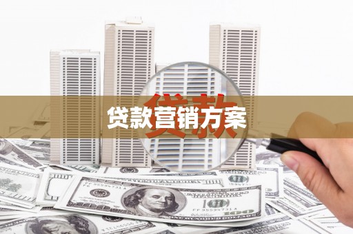 浑源贷款营销方案