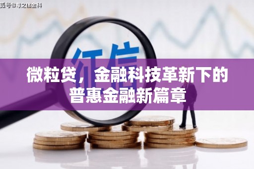 浑源微粒贷，金融科技革新下的普惠金融新篇章