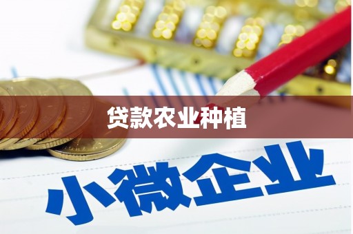 浑源贷款农业种植