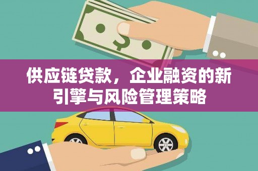 浑源供应链贷款，企业融资的新引擎与风险管理策略