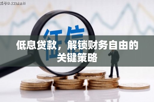 浑源低息贷款，解锁财务自由的关键策略