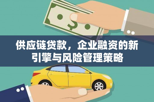 浑源供应链贷款，企业融资的新引擎与风险管理策略