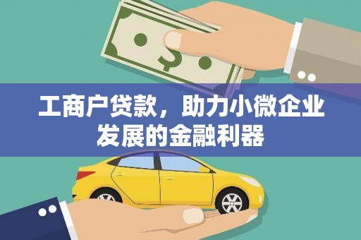 浑源工商户贷款，助力小微企业发展的金融利器