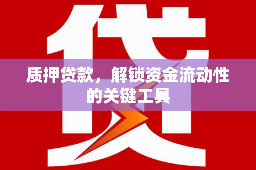 浑源质押贷款，解锁资金流动性的关键工具