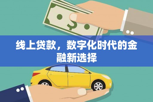浑源线上贷款，数字化时代的金融新选择