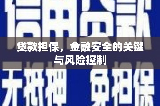 浑源贷款担保，金融安全的关键与风险控制