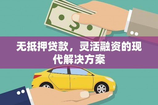 浑源无抵押贷款，灵活融资的现代解决方案