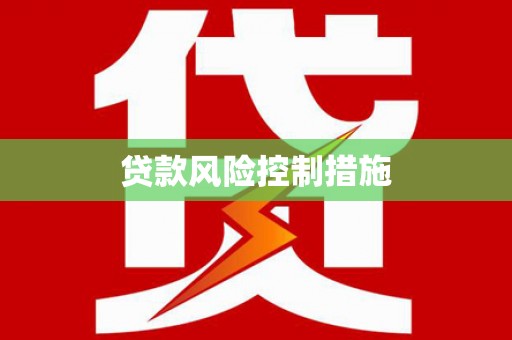 浑源贷款风险控制措施