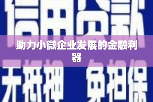 浑源助力小微企业发展的金融利器