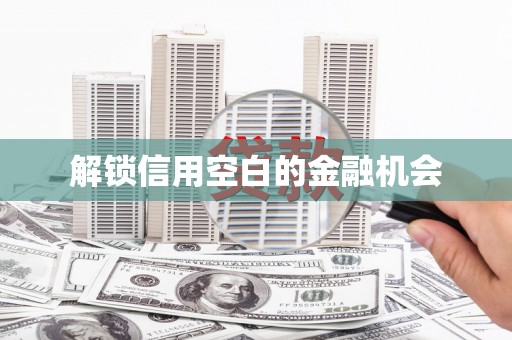 浑源解锁信用空白的金融机会