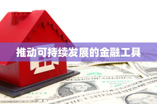 浑源推动可持续发展的金融工具