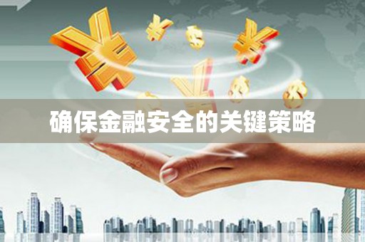 浑源确保金融安全的关键策略