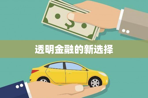 浑源透明金融的新选择